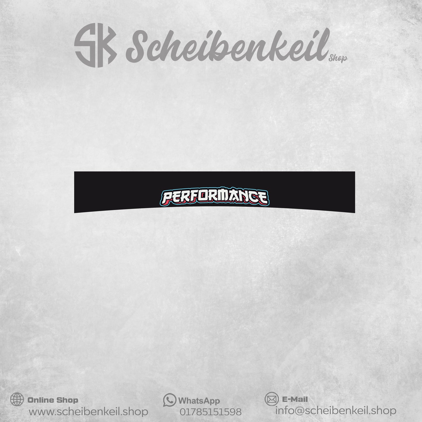 Performance Style Scheibenkeil - Digitaldruck Folie - Universal