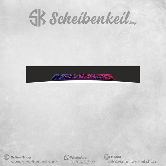 N Performance Neon Style Scheibenkeil - Digitaldruck Folie - Universal