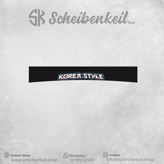 Korea Style Scheibenkeil - Digitaldruck Folie - Universal